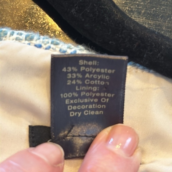 Ann Taylor Factory Retro 60’s Tweed Sleeveless Empire Dress  Attached Over Top - Picture 10 of 10